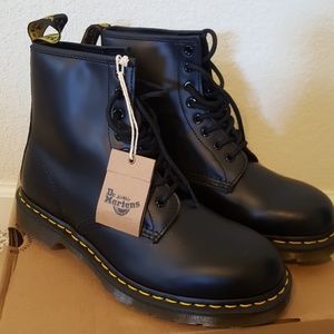 Mens Dr. Martens Black Leather Boots